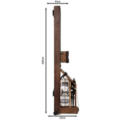 Waterrower Classic Exercise Rowing Machine in Black Walnut with S4 Monitor